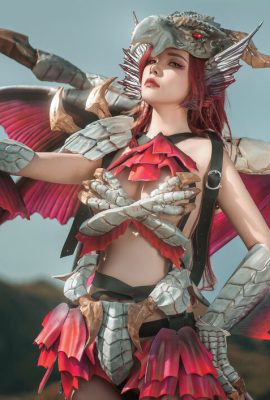 Explosive Girl Meow Xiaoji – Dawn Lord Silver Dragon Anthropomorphic (Malzeno)