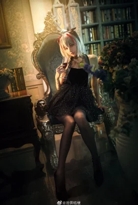 Arknights W Fan Dress @Cangji Kikyo (10 photos)