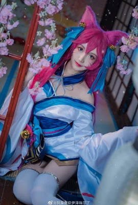 League of Legends Soul Blossom Festival Ahri @ I like Ezreal the most (9 photos)