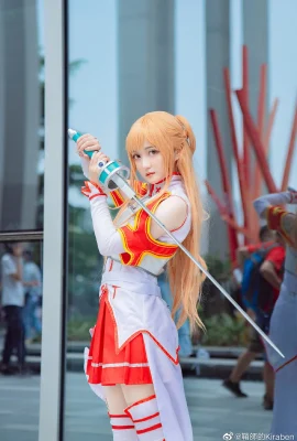 Sword Art Online Asuna @Crayon Little C Sauce (Photographer: @Sheath Master's Kiraben) (Kugou Mushroom Firefly Anime Music Carnival) (9 photos)