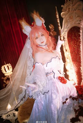 Fate/GrandOrder Tamamonomae Fan Art Wedding @机智璃(9 photos)