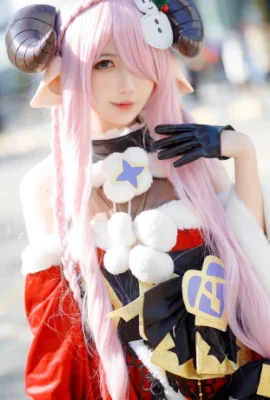 Granblue Fantasy Narumea Christmas @空鸢子 (Photographer: @猪油膏_) (Kugou Mushroom Firefly Anime Music Carnival) (9 photos)