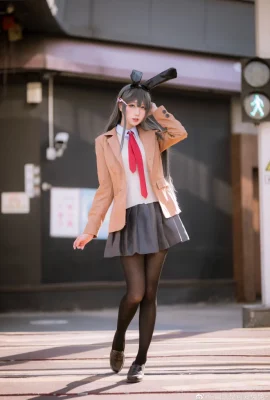 Rascal Does Not Dream of Bunny Girl Senior Sakurajima Mai@-周叽是可爱兔兔- (9 photos)