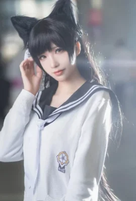 Azur Lane Atago @Kudo Shingo (Photographer: @蝴蝶效果_风娅) (CP27) (9 photos)