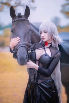 FGO×JRA Joan of Arc Black @仙九Airi_ (10 photos)