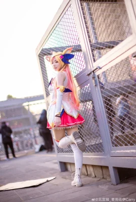 League of Legends Ahri Star Guardian @北宫瑶_要用佐伊Carry (CP27) (9 photos)