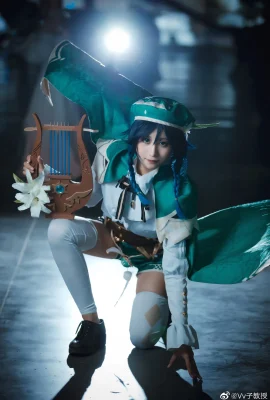Genshin Impact Venti @Vv子教授 (9 photos)
