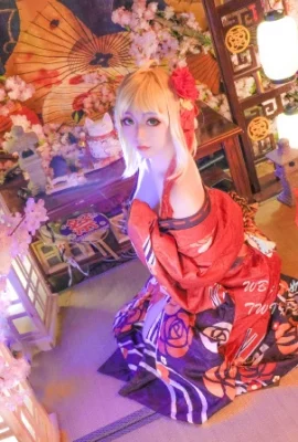 FGO Nero Claudius Kimono @ Milk Tea Instant Noodles Set – Eclipse Garden (9 photos)