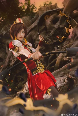 Dynasty Warriors 7 Bow Waist Princess ● Sun Shangxiang @T_小乔木_T (10 photos)