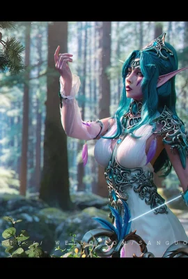 World of Warcraft Tyrande @roukourerezi (10 photos)