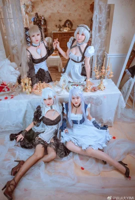 Azur Lane is awesome @月酱sama, Belfast @烛墨墨-想天天喝奶茶, Hermione @Ichiban_一番春日桃,… (10 photos)