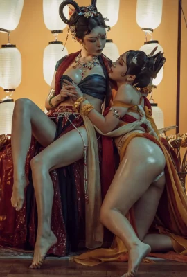 Qiuhe Corgi & Naitao “Chinese Dancer” white thighs for you to see (40 Photos)