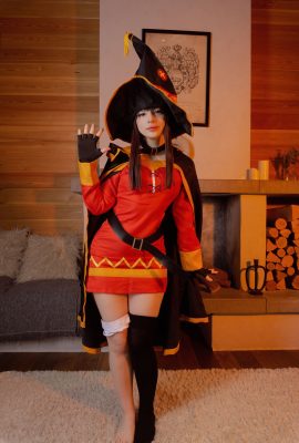 Puddingu Megumin Cosplay