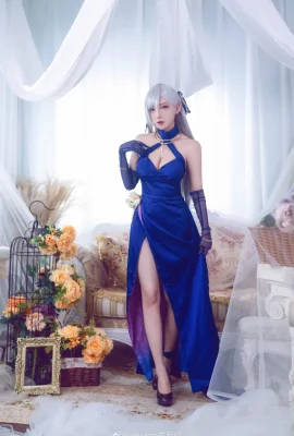 Azur Lane Belfast “Elegant and noble servant” @yakumo雾雨仙 (9 photos)