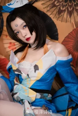 King of Glory: Mai Shiranui Charm @樱泽诗诗 (9 photos)