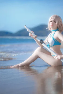 FGO Okita Souji @外星嫣子_Yan (9 photos)