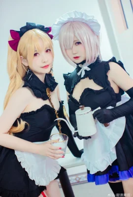 Fate/GrandOrder Doujin Maid Ver. Ereshkigal: @-Sweet-Stained Kaoru-, Mash Kyrielight: @Quickly Frozen Dwarf Radar (9 photos)