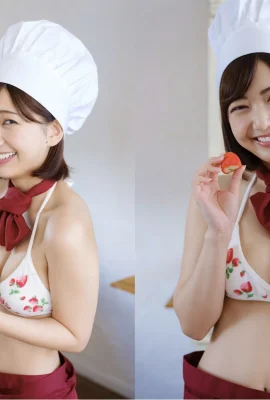 Riko Hoshino, a pastry chef, completely naked, 20 shots (10 Photos)