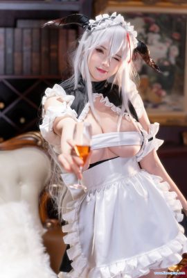 (front feather) Azur Lane Agir Maid