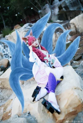 League of Legends Ahri Soul Lotus @Qiao Dou 1.6 meters (9 photos)