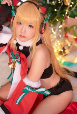 “Girls Frontline” TMP Christmas costume Cosplay pictures[CN: Mime](12 photos)