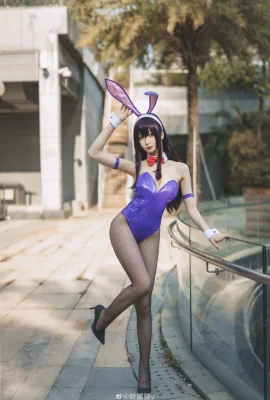 How to develop a passerby heroine Kasumigaoka Shiyu Bunny Girl@Fengjiangjiangv (9 photos)