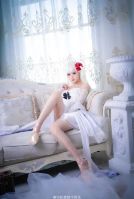 Azur Lane Xianghe/Snipe cos Sanhua Dancing Crane cn Qiu Chuchu (9 photos)