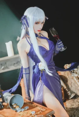 Azur Lane Belfast dress cos elegant and noble servant cn milk lion (10 photos)