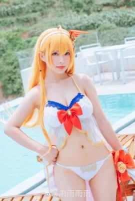 Princess Link Pekolim Summer Swimsuit cos cn Su Yu Yuyu (9 photos)