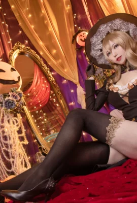 Genshin Impact Halloween Lisa: @元子Lyanz, Keli: @小和蜜丝(12 photos)