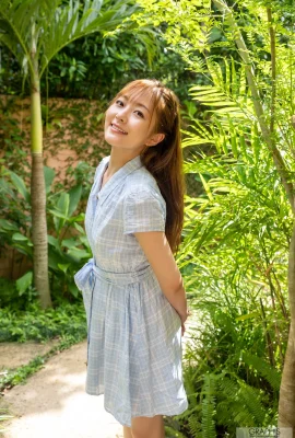 (Aozora Aoi) The sunny smile conquers your heart and makes you feel in love (15 Photos)