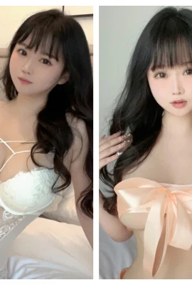 Fair-skinned girl with beautiful breasts makes up as a birthday gift! I give you all of myself (29 Photos)