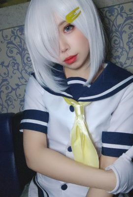 (Sake Nyama) Hamakaze will sortie! Wa-san collaboration bunny swimming race Hamakaze (with mov)