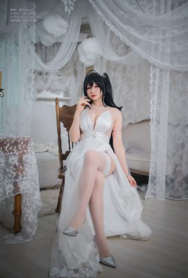 Nyako Dafeng pure white wedding dress