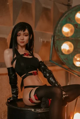 Donna Beautiful Girl Cosplay 蒂法 Tifa Lockhart