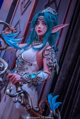 World of Warcraft Tyrande @肉丝热热子 (Photo: @Schmidt_R2_Schilling) (World of Warcraft National Tour Exhibition) (9 photos)