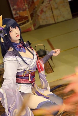Genshin Raiden General cos Ayaka debuts with stunning beauty cn Thousand Cats Bohe (8 photos)