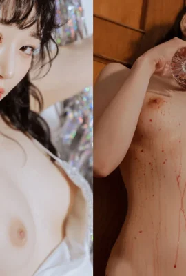 Hebei Caihua’s beautiful dress shows off her good figure in red wine wet photos (31 Photos)