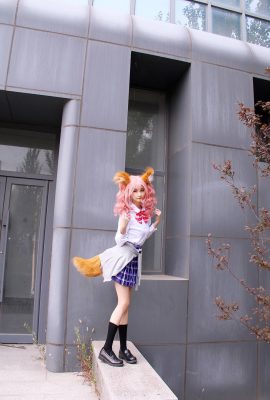 Mikohiro – Uniformed animal-eared twin-ponytail Tamamae FATE