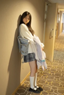 Uniform Cat-Ear Maid Bondage (87 Photos)